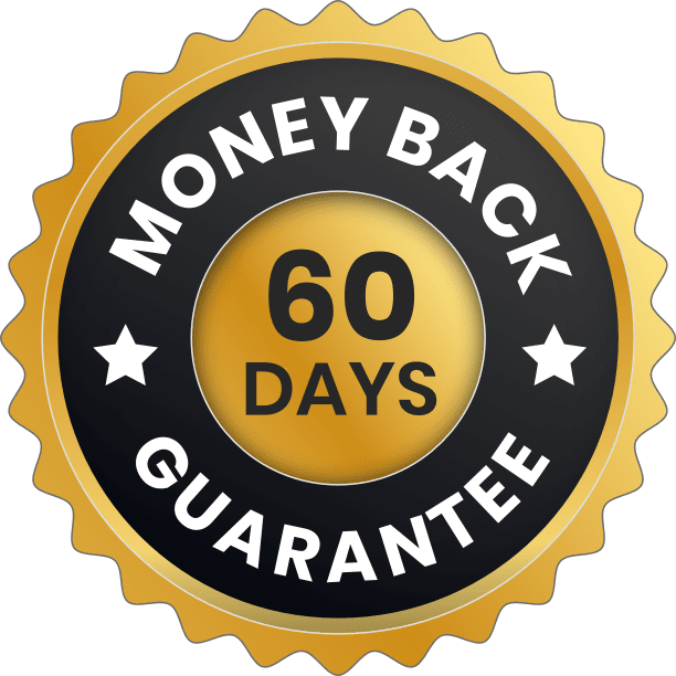 Kerassentials 60 day money back guarantee badge