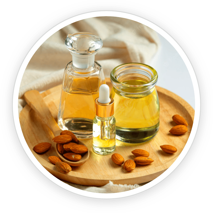 Almond Oil used in Kerassentials nail and skin support formula