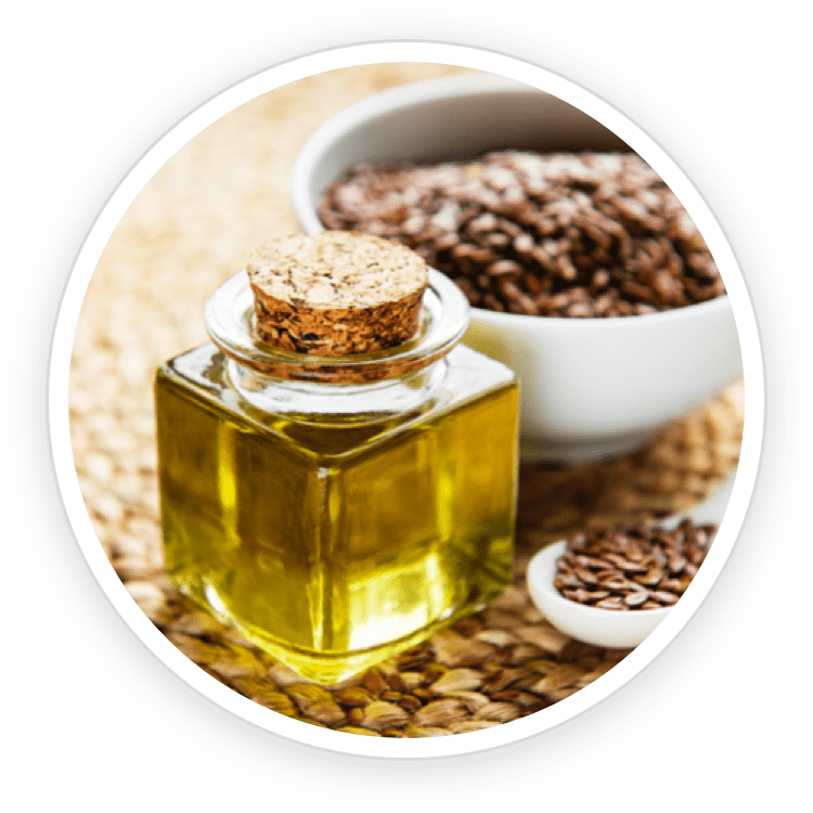 Organic Flaxseed Oil used in Kerassentials nail and skin support formula