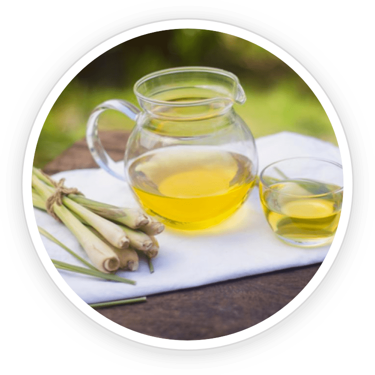 Lemongrass Oil used in Kerassentials nail and skin support formula